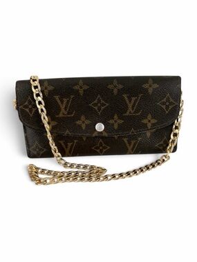 Louis Vuitton Monogram Porte Tresor International Trifold Wallet w/ Chain